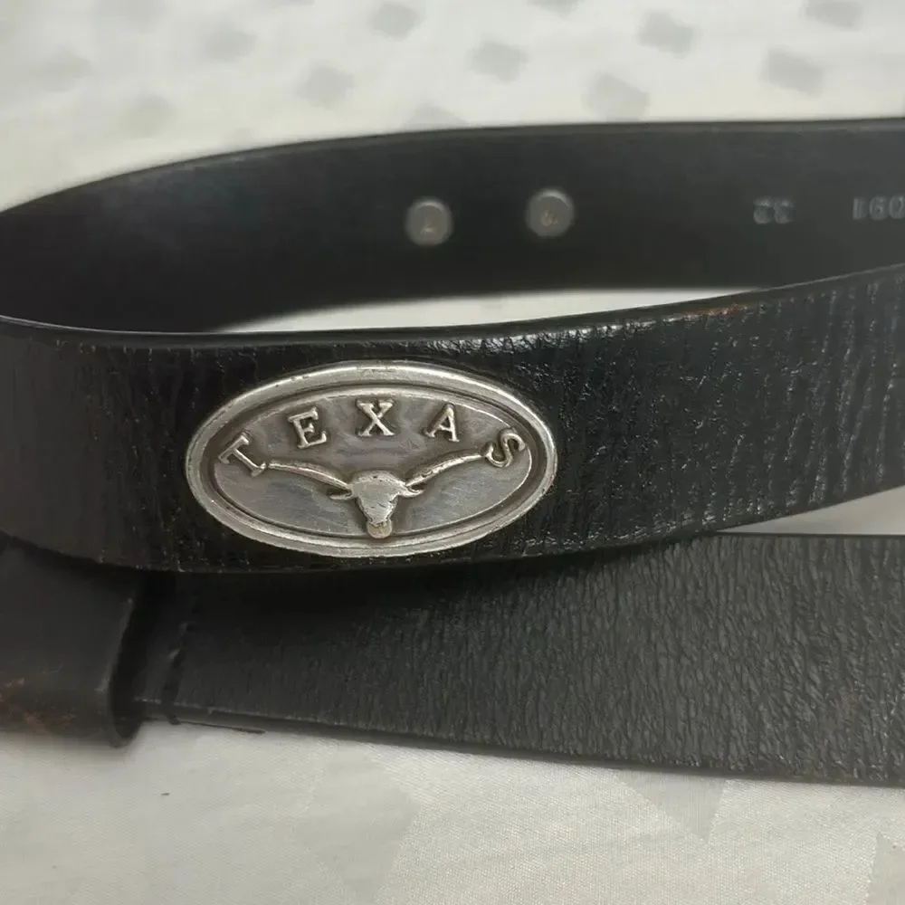University of Texas Leather Belt